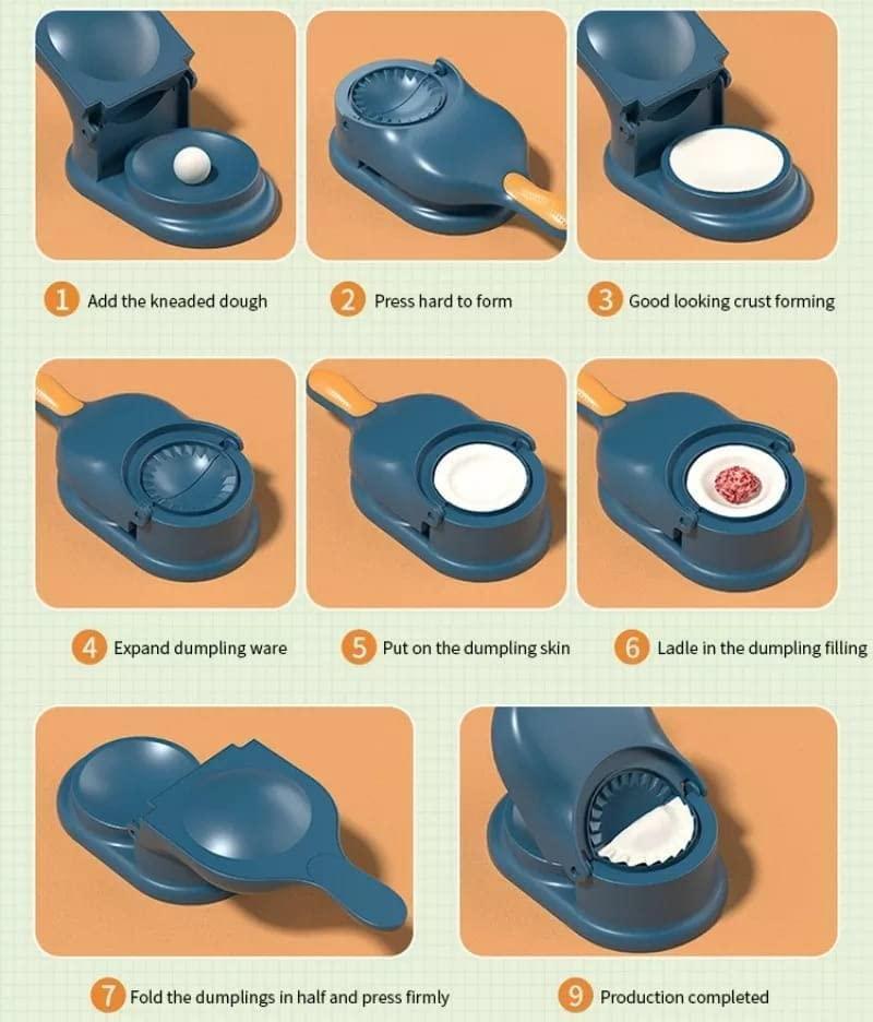 2 in 1 Dumpling Maker Mould Tool and Kitchen Tool