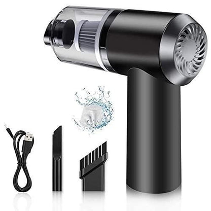 2 in 1 Vacuum Car Cleaner Air Duster Wireless Rechargeable Home