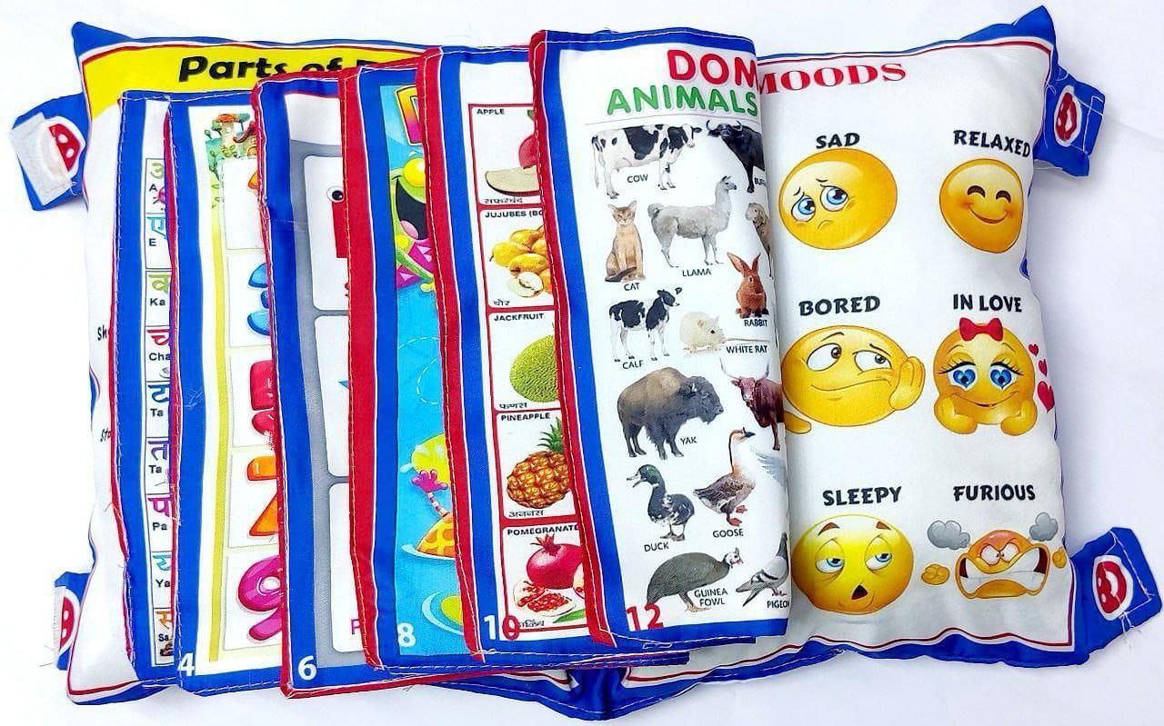 Alphabet Learning Soft Pillow Cushion Book.