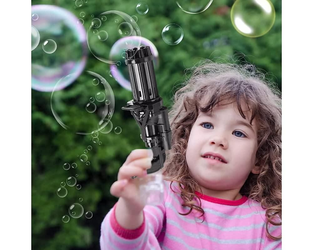 Bubble Gun- 8 Water(Assorted Color)