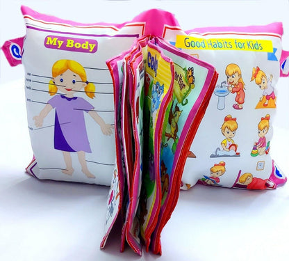 Alphabet Learning Soft Pillow Cushion Book.