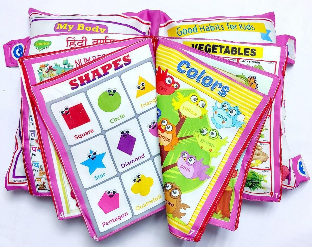 Alphabet Learning Soft Pillow Cushion Book.