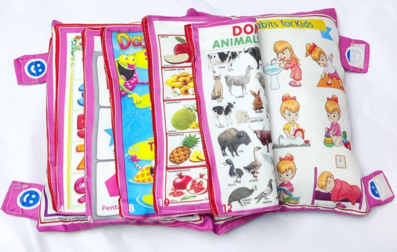 Alphabet Learning Soft Pillow Cushion Book.