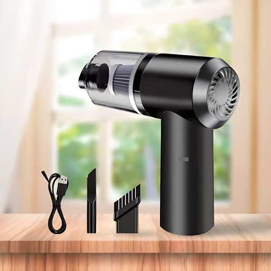 2 in 1 Vacuum Car Cleaner Air Duster Wireless Rechargeable Home