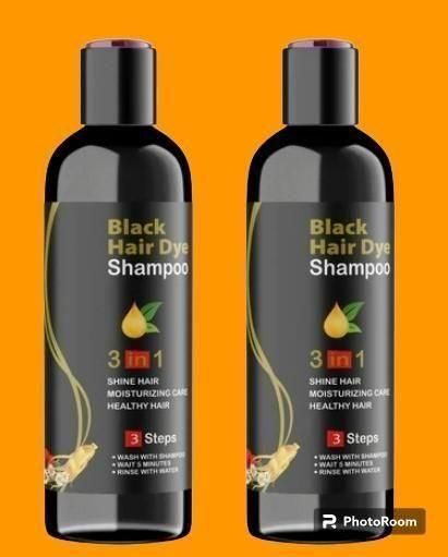 Unisex Instant Black Herbal Hair(100ml) Pack Of 2