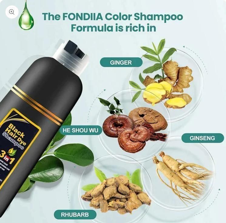 Unisex Instant Black Herbal Hair(100ml) Pack Of 2